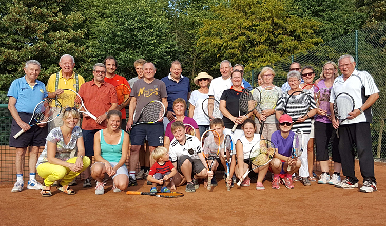 Sommerfest der Tennisabteilung auf der Anlage am Freizeitpark